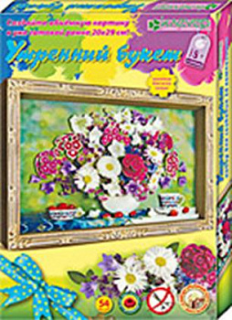 Утренний букет. (ромашки) Набор для изготовления картины