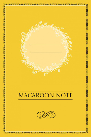 Блокнот с цветными страницами (лимон, мягкая обложка, линовка, на скобе)