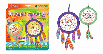 Набор для изготовления ловца снов "Яркие сны"   (европодвес)