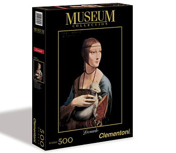 CLem.Пазл.  500эл.Музей.30318 Леонардо да Винчи  Дама с горностаем