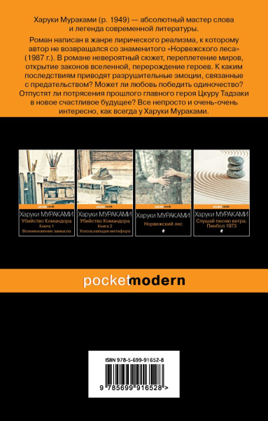 Бесцветный Цкуру Тадзаки и годы его странствий