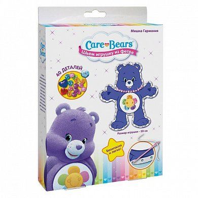Шьем игрушку из фетра Мишка "ГАРМОНИЯ", Care Bears