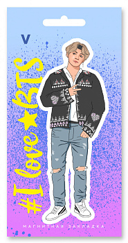 Фигурная магнитная закладка. BTS. V Фигурная магнитная закладка. BTS. V