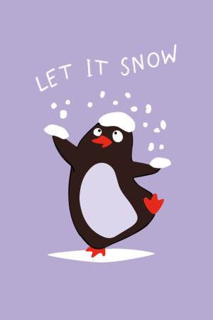 Let it snow (Софт-тач тетрадь)