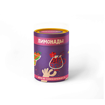 Настольная игра в тубусе "Лимонады" Настольная игра в тубусе "Лимонады"