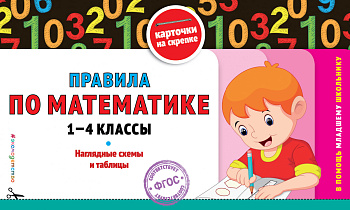 Правила по математике: 1-4 классы