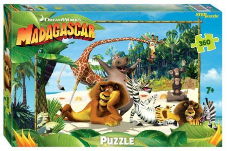 Мозаика "puzzle" 360 "Мадагаскар - 3" (Dreamworks, Мульти)