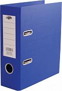 Папка - регистратор 8см, с двусторонним ПВХ - покрытием, синяя; с металлическим обрамлением; формат А5.