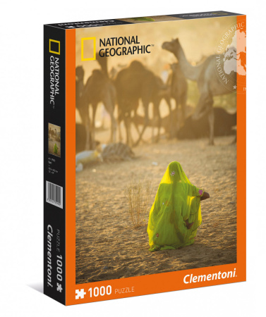 CLem.National Geographic.Пазл.1000 эл. 39302 Индианка, смотрящая на караван верблюдов (n)