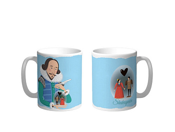 Кружка керамическая 330мл "Шекспир" Кружка керамическая 330мл "Шекспир"