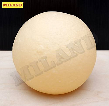 Ночник. Шар (малый),желтый, диаметр 10 см, LED УД-8639