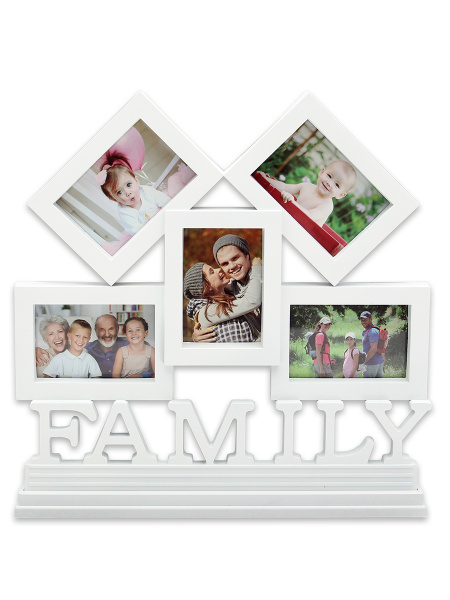 Фоторамка-коллаж (5 фото)   Моя семья ФР-4988