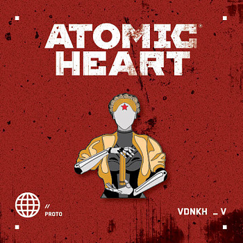 Значок металлический. Atomic Heart. Близняшка Значок металлический. Atomic Heart. Близняшка