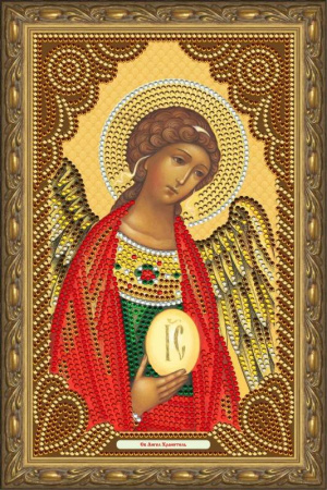 Иконы - картины стразами. Святой Ангел Хранитель-картина со стразами (IK009)
