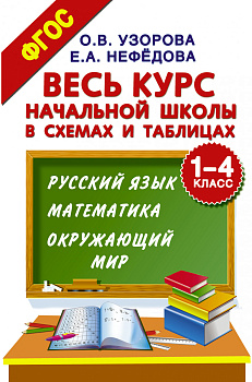 Весь курс начальной школы в схемах и таблицах. 1-4 класс. Русский язык, математика, окружающий мир