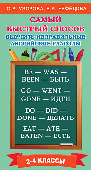 Самый быстрый способ выучить неправильные английские глаголы