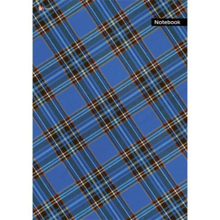 Книга для записей "Шотландская клетка" А4, 100л КНИГИ ДЛЯ ЗАПИСЕЙ А4 (7БЦ)