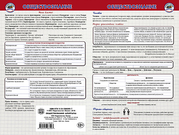 Обществознание Шпаргалка