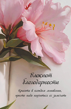 Блокнот благодарности. Красота в каждом мгновении, просто надо научиться ее замечать Блокнот благодарности. Красота в каждом мгновении, просто надо научиться ее замечать