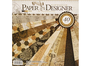 Наборы для скрапбукинга. Набор бумаги "Винтаж" 20.3см*20.3см (001-SB)