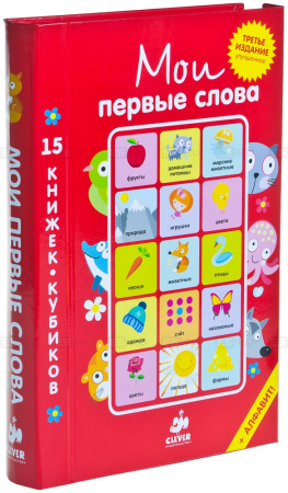 15 книжек-кубиков. Русский язык. Мои первые слова