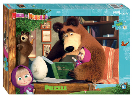 Мозаика "puzzle" 160 "Маша и Медведь - 2" (Анимаккорд)