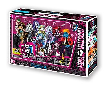 Monster High.Пазл.500A.Чем.05490+маркер с блёстками