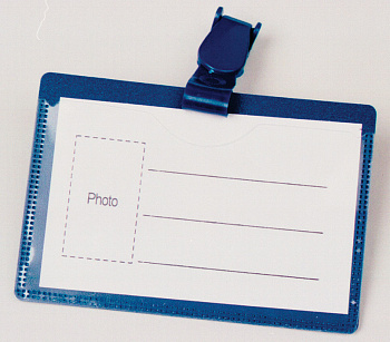 Бейдж-идентификатор на зажиме Бейдж-идентификатор на зажиме