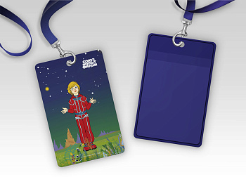 Тайна третьей планеты. Чехол для карточек (картхолдер) с лентой. Алиса Тайна третьей планеты. Чехол для карточек (картхолдер) с лентой. Алиса