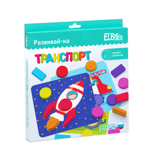 Развивающая игра с карточками Развивай-ка "Транспорт"