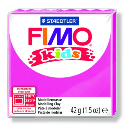 FIMO kids полимер. глина д/детей (перламутровый светло-розовый) уп. 42 гр.