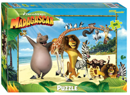 Мозаика "puzzle" 160 "Мадагаскар - 3" (DreamWorks, Мульти)