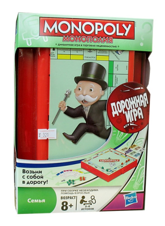 Monopoly Настольная игра Дорожная Монополия B1002