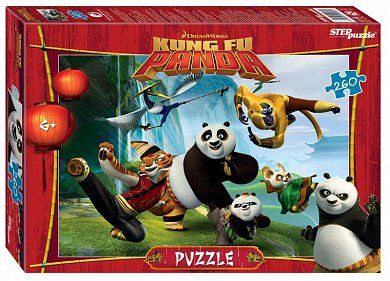Мозаика "puzzle" 260 "Кунг-фу Панда" (DreamWorks, Мульти)