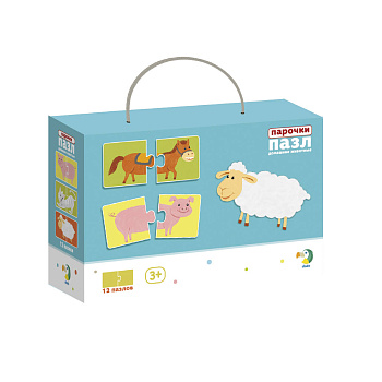 Пазл-парочки "Домашние животные"