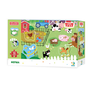 Пазл-сортер "Ферма" Пазл-сортер "Ферма"