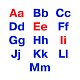 Английский алфавит. Карточки в ладошке