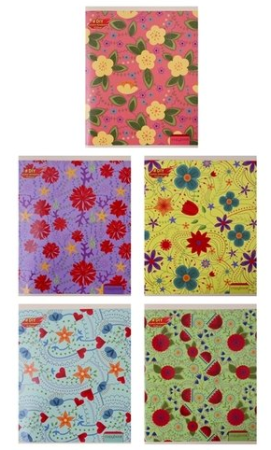 DIY Collection. Цветочные мечты ТЕТРАДИ А5 (*скрепка) 96Л. (интерактив)