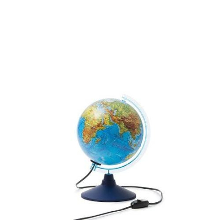 Интерактивный глобус Земли физико-политический с подсветкой. Очки виртуальной реальности (VR) в комплекте.