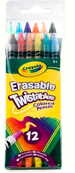 12 выкручивающихся карандашей