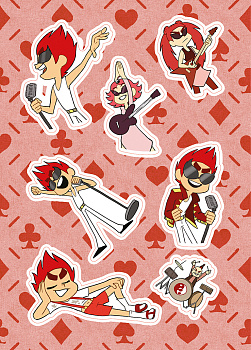 Лист Стикеров "13 Карт: Данте. Земля Королей" Лист Стикеров "13 Карт: Данте. Земля Королей"