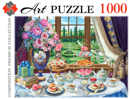 Artpuzzle. ПАЗЛЫ 1000 элементов. АНГИЙСКИЙ ЗАВТРАК (Арт. Ф1000-0454)