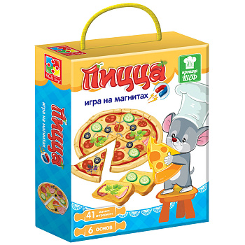 Игра магнитная Крошка Шеф "Пицца" Игра магнитная Крошка Шеф "Пицца"