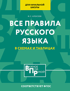 Все правила русского языка для начальной школы в схемах и таблицах Все правила русского языка для начальной школы в схемах и таблицах