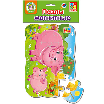 Пазлы на магните "Поросенок" Пазлы на магните "Поросенок"