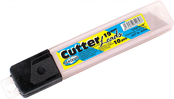 Лезвия для ножей канцелярских, 18мм, 10штук. Лезвия для ножей канцелярских, 18мм, 10штук.