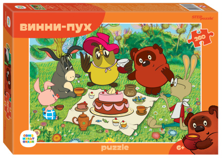 Мозаика "puzzle" 260 "Винни Пух (new)" (С/м)
