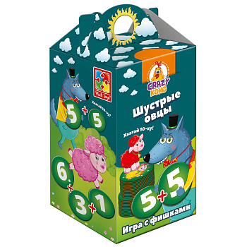 Игра настольная  "Шустрые овцы" Игра настольная  "Шустрые овцы"