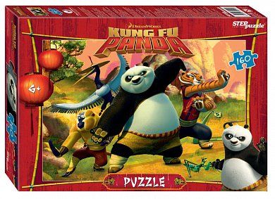 Мозаика "puzzle" 160 "Кунг-фу Панда" (DreamWorks, Мульти)