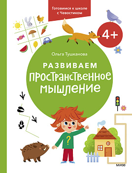 Развиваем пространственное мышление. 4+. Готовимся к школе с Чевостиком.